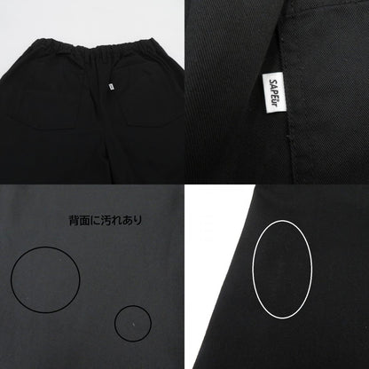 SAPEur | サプール SKATE PANTS パンツ ブラック サイズ：L【瀬戸大橋店】