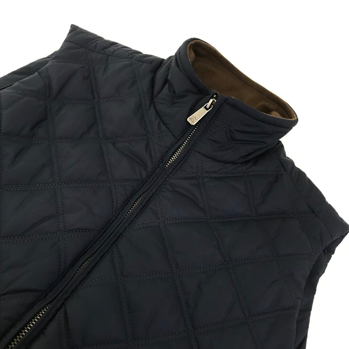 Brooks Brothers | ブルックスブラザーズ モックネックキルティングベスト 中綿ベスト 100194589 ネイビー サイズ：S【倉吉店】