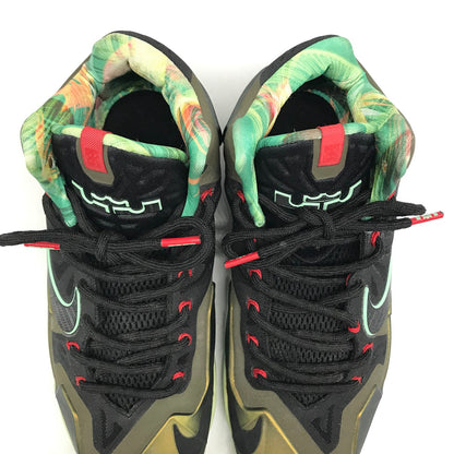 NIKE | ナイキ LEBRON XI スニーカー 616175-700 グリーン 27cm【倉吉店】