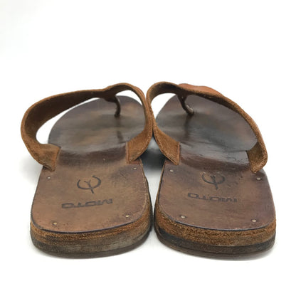 LEATHER ARTS & CRAFTS MOTO | レザーアーツアンドクラフツモト THONGSANDAL レザー サンダル 1639 ブラウン【倉吉店】