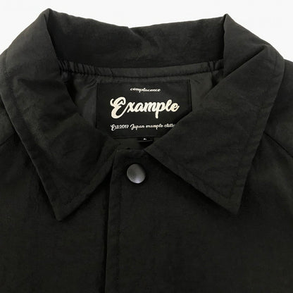 EXAMPLE｜エグザンプル 　コーチジャケット ナイロンジャケット ブラック サイズ：L【倉吉店】