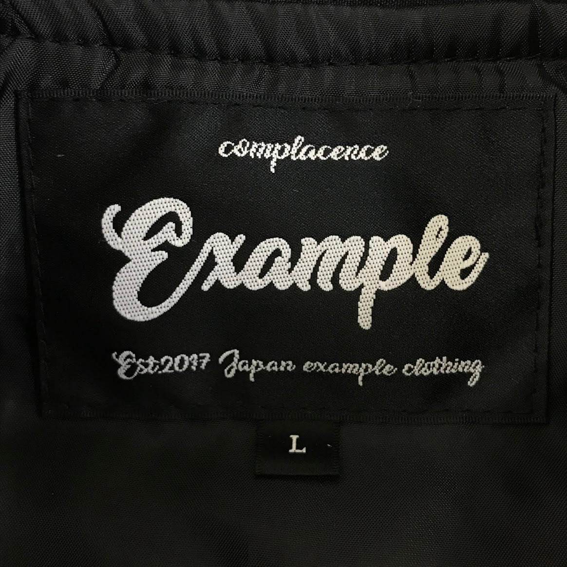 EXAMPLE｜エグザンプル 　コーチジャケット ナイロンジャケット ブラック サイズ：L【倉吉店】