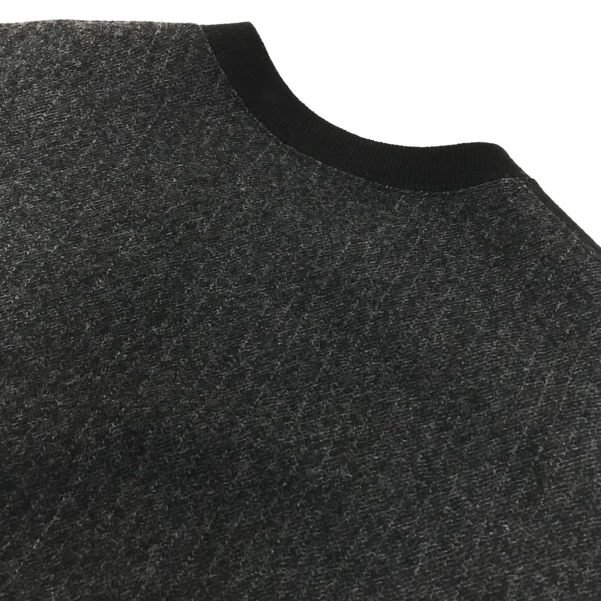 COMME des GARCONS HOMME | コムデギャルソンオム 23AW ウール天竺×ツイード縮絨ジップカーディガン カーディガン HL-T019 ブラック サイズ：L【倉吉店】