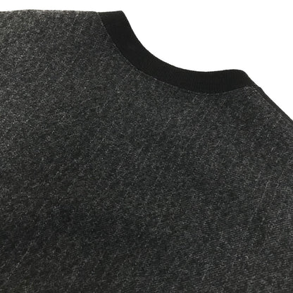 COMME des GARCONS HOMME | コムデギャルソンオム 23AW ウール天竺×ツイード縮絨ジップカーディガン カーディガン HL-T019 ブラック サイズ：L【倉吉店】