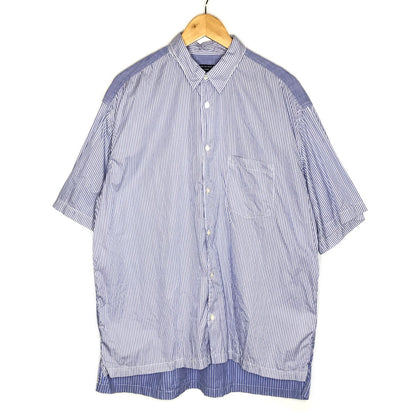 COMME des GARCONS HOMME | コムデギャルソンオム ストライプ柄 半袖シャツ HM-B024 ブルー サイズ：L【倉吉店】