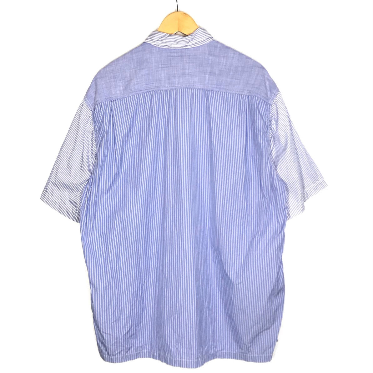 COMME des GARCONS HOMME | コムデギャルソンオム ストライプ柄 半袖シャツ HM-B024 ブルー サイズ：L【倉吉店】