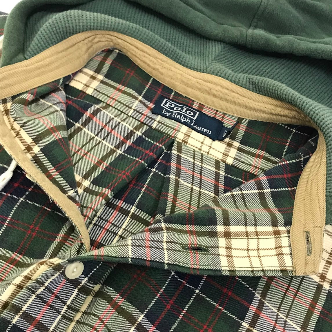 RALPH LAUREN | ラルフローレン チェック柄 長袖シャツ グリーン系 サイズ：M【倉吉店】