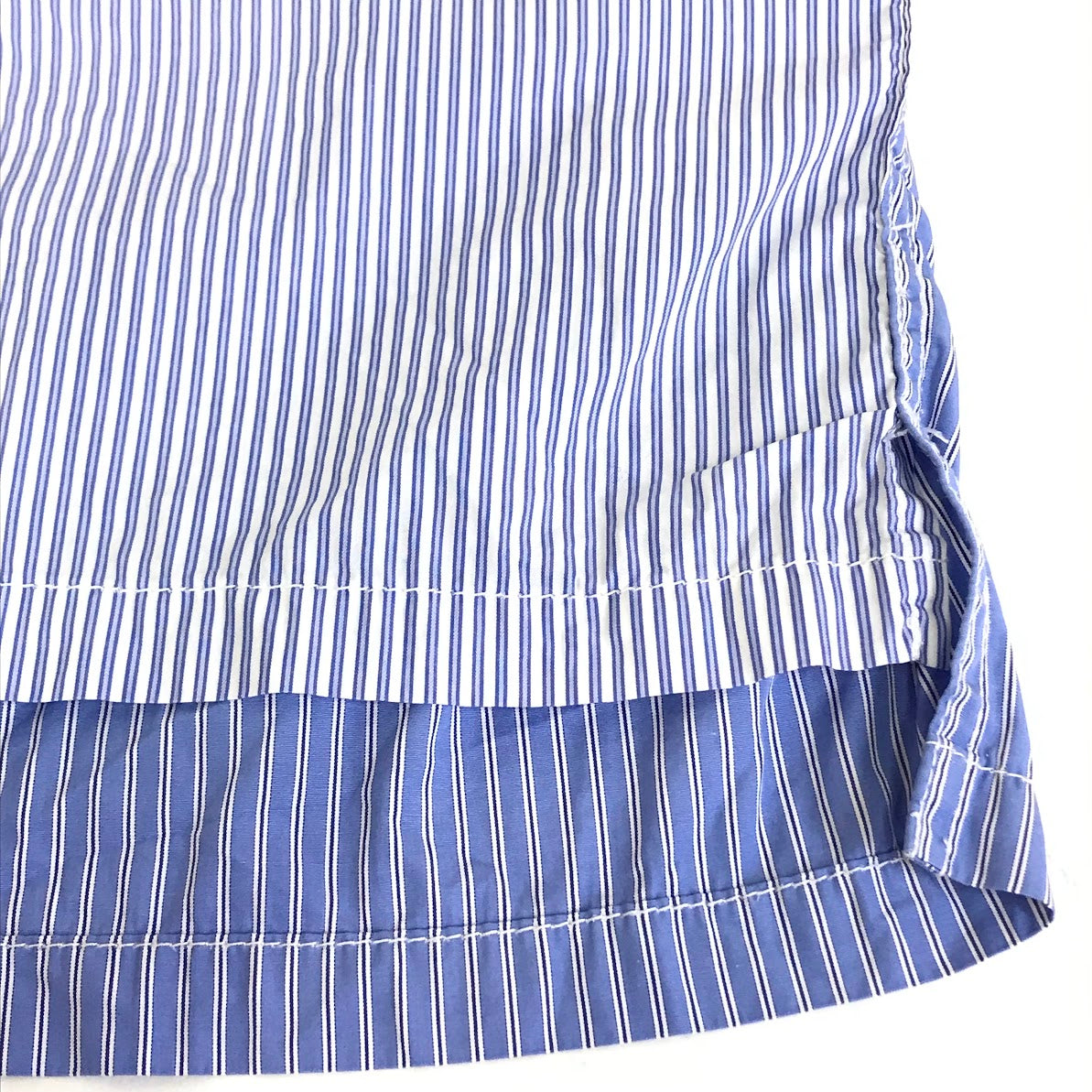 COMME des GARCONS HOMME | コムデギャルソンオム ストライプ柄 半袖シャツ HM-B024 ブルー サイズ：L【倉吉店】