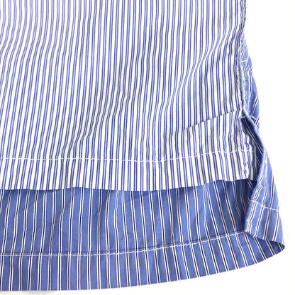 COMME des GARCONS HOMME | コムデギャルソンオム ストライプ柄 半袖シャツ HM-B024 ブルー サイズ：L【倉吉店】