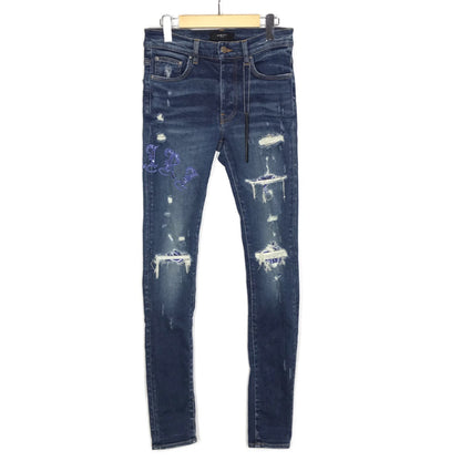 AMIRI | アミリ OLD ENGLISH LOGO JEANS ダメージ加工 デニムパンツ PS22MDS148 インディゴ サイズ：29【倉吉店】
