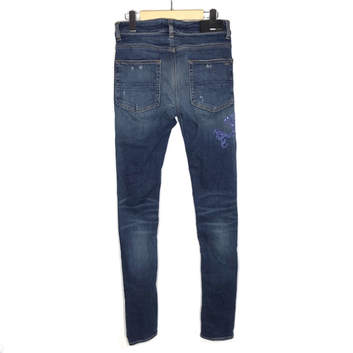 AMIRI | アミリ OLD ENGLISH LOGO JEANS ダメージ加工 デニムパンツ PS22MDS148 インディゴ サイズ：29【倉吉店】