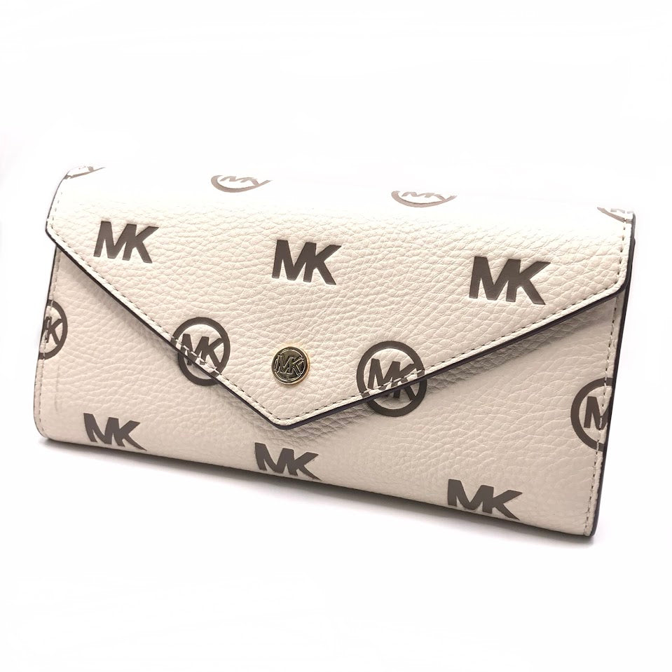 Michael Kors | マイケルコース JET SET TRAVEL LG ENV CONTINENTAL ウォレット 長財布 35R4GTVE7L クリーム【倉吉店】