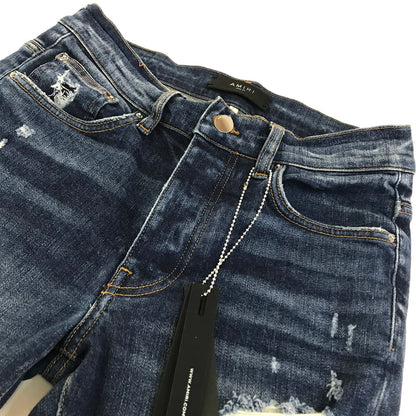 AMIRI | アミリ OLD ENGLISH LOGO JEANS ダメージ加工 デニムパンツ PS22MDS148 インディゴ サイズ：29【倉吉店】