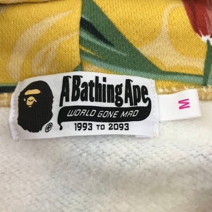 A BATHING APE | アベイシングエイプ TULIP CAMO プルオーバーパーカー チューリップ柄 パーカー 001PPK802004L イエロー サイズ：M【倉吉店】
