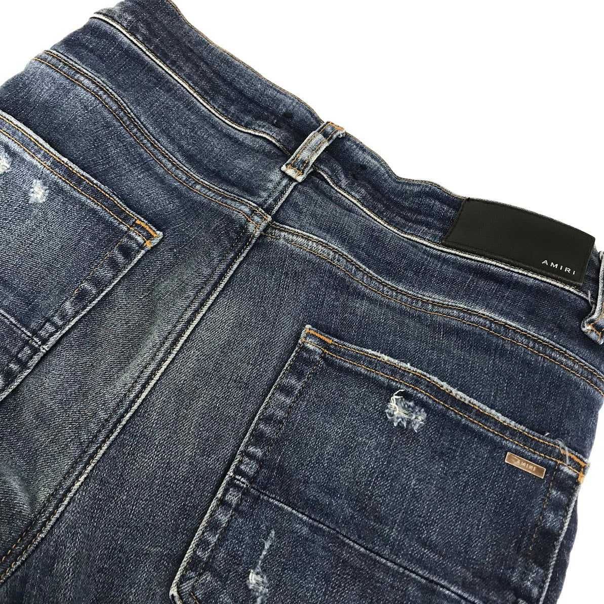 AMIRI | アミリ OLD ENGLISH LOGO JEANS ダメージ加工 デニムパンツ PS22MDS148 インディゴ サイズ：29【倉吉店】