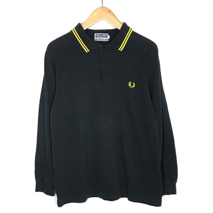 FRED PERRY | フレッドペリー ポロシャツ長袖 ポロシャツ SP5066 ブラック サイズ：S【倉吉店】【代金引換不可・日時指定不可】【ポスト投函】
