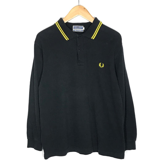 FRED PERRY | フレッドペリー ポロシャツ長袖 ポロシャツ SP5066 ブラック サイズ：S【倉吉店】【代金引換不可・日時指定不可】【ポスト投函】