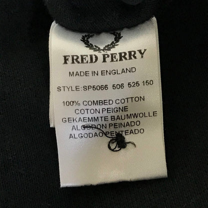 FRED PERRY | フレッドペリー ポロシャツ長袖 ポロシャツ SP5066 ブラック サイズ：S【倉吉店】【代金引換不可・日時指定不可】【ポスト投函】