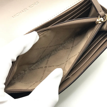 Michael Kors | マイケルコース JET SET TRAVEL LG ENV CONTINENTAL ウォレット 長財布 35R4GTVE7L クリーム【倉吉店】