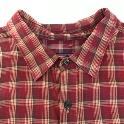 patagonia | パタゴニア 00s ORGANIC PIMA COTTON チェック柄 長袖シャツ 53836F0 レッド サイズ：XXL【倉吉店】