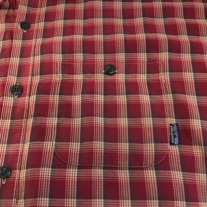 patagonia | パタゴニア 00s ORGANIC PIMA COTTON チェック柄 長袖シャツ 53836F0 レッド サイズ：XXL【倉吉店】