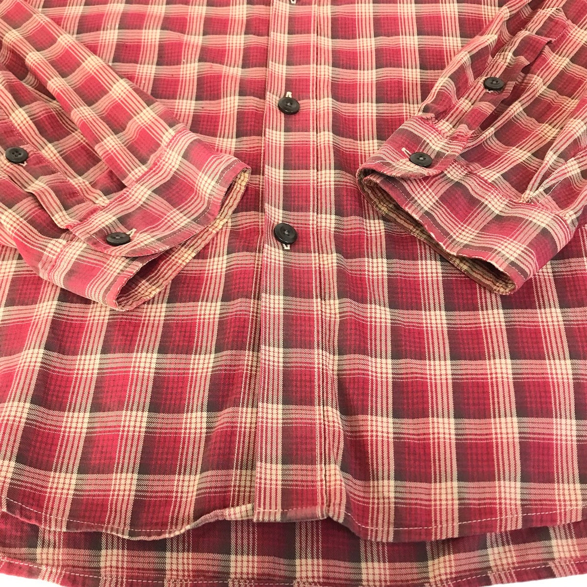 patagonia | パタゴニア 00s ORGANIC PIMA COTTON チェック柄 長袖シャツ 53836F0 レッド サイズ：XXL【倉吉店】
