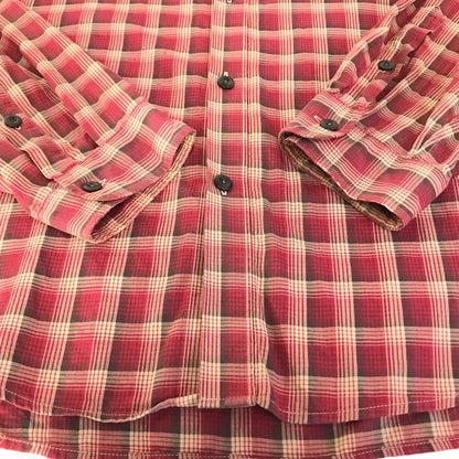 patagonia | パタゴニア 00s ORGANIC PIMA COTTON チェック柄 長袖シャツ 53836F0 レッド サイズ：XXL【倉吉店】