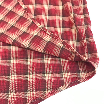 patagonia | パタゴニア 00s ORGANIC PIMA COTTON チェック柄 長袖シャツ 53836F0 レッド サイズ：XXL【倉吉店】