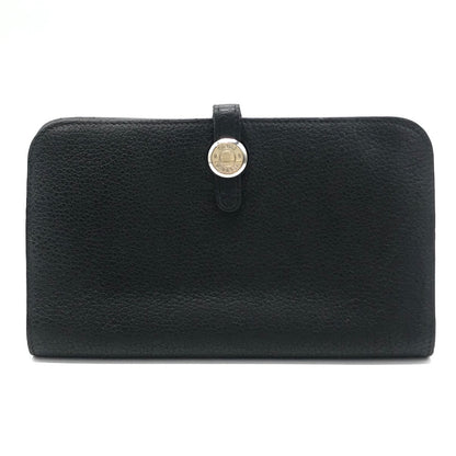 HERMES | エルメス ドゴンGM 二つ折り長財布 長財布 ブラック【倉吉店】
