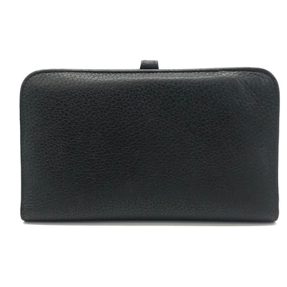 HERMES | エルメス ドゴンGM 二つ折り長財布 長財布 ブラック【倉吉店】