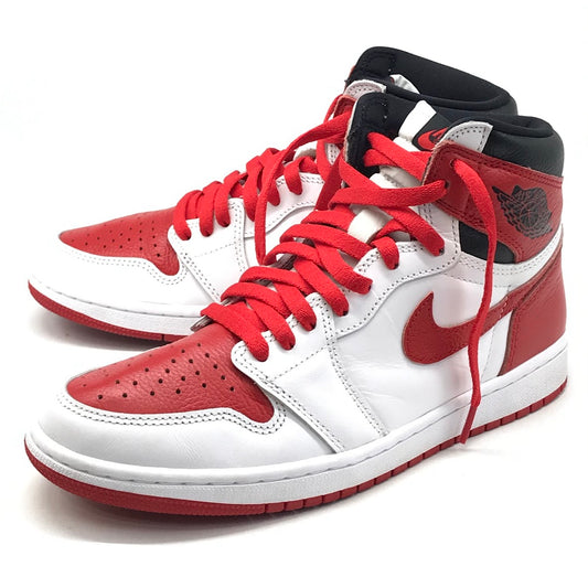 NIKE | ナイキ AIR JORDAN 1 RETRO HIGH OG 'HERITAGE' エアジョーダン 1 レトロ ハイ OG ヘリテージ スニーカー 555088-161 レッド 27cm【倉吉店】
