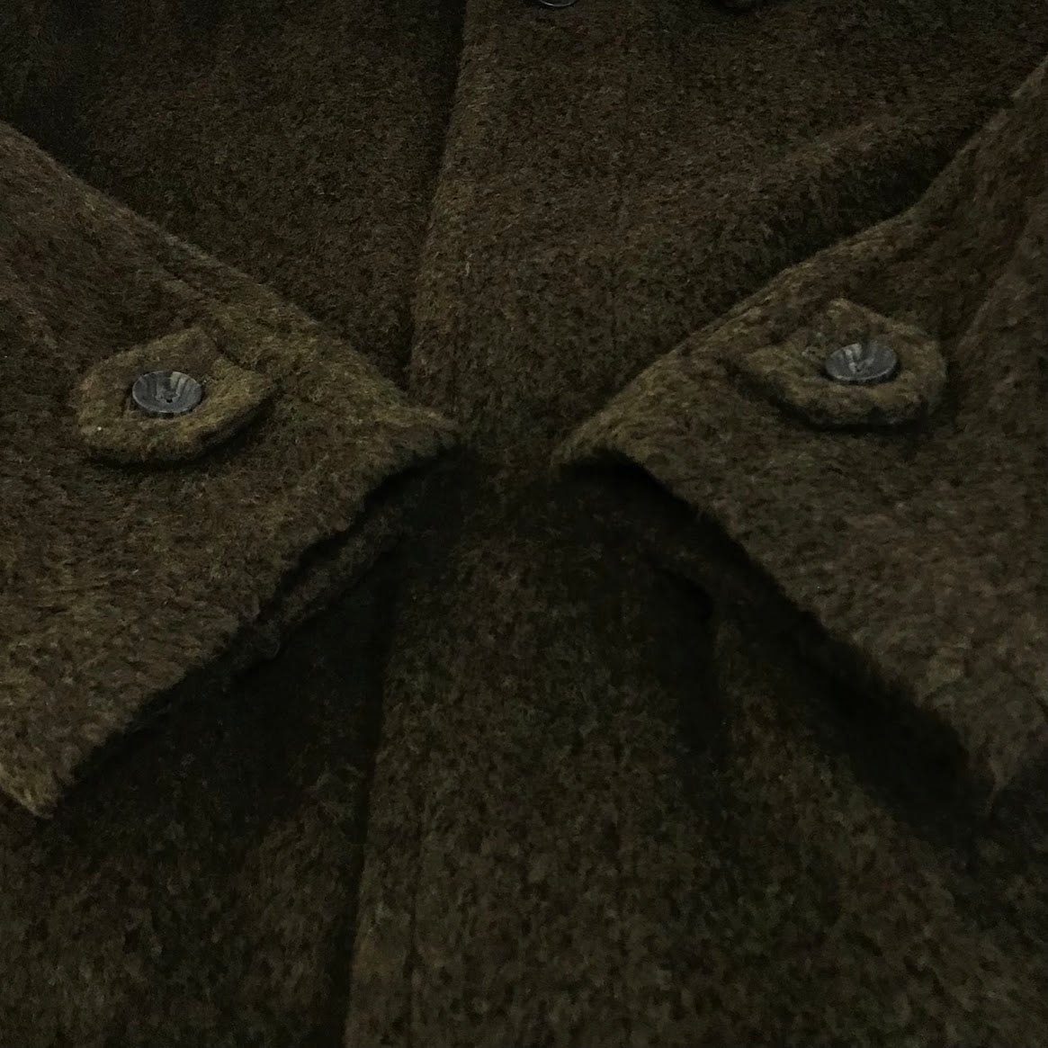 SOERTE｜ソエルテ　WOOL BLEND SHAGGY OVER COAT ウールブレンド オーバーコート その他アウター SOPAS1024001 カーキ サイズ：2【倉吉店】