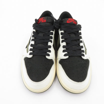 NIKE | ナイキ Travis Scott×Women's AJ1 Low OG Olive' FB鑑定済 スニーカー DZ4137-106 サイズ:24.0cm ブラック × カーキ 24cm【瀬戸大橋店】