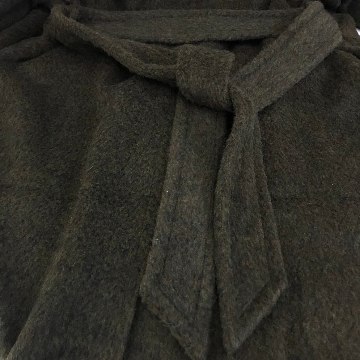 SOERTE｜ソエルテ　WOOL BLEND SHAGGY OVER COAT ウールブレンド オーバーコート その他アウター SOPAS1024001 カーキ サイズ：2【倉吉店】