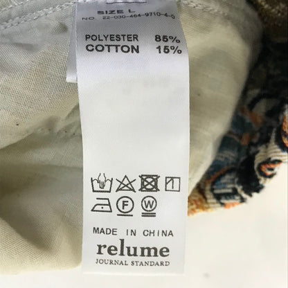 JOURNAL STANDARD relume | ジャーナルスタンダード　レリューム 総柄 パンツ 22-030-464-9710-4-0 サイズ：L【倉吉店】