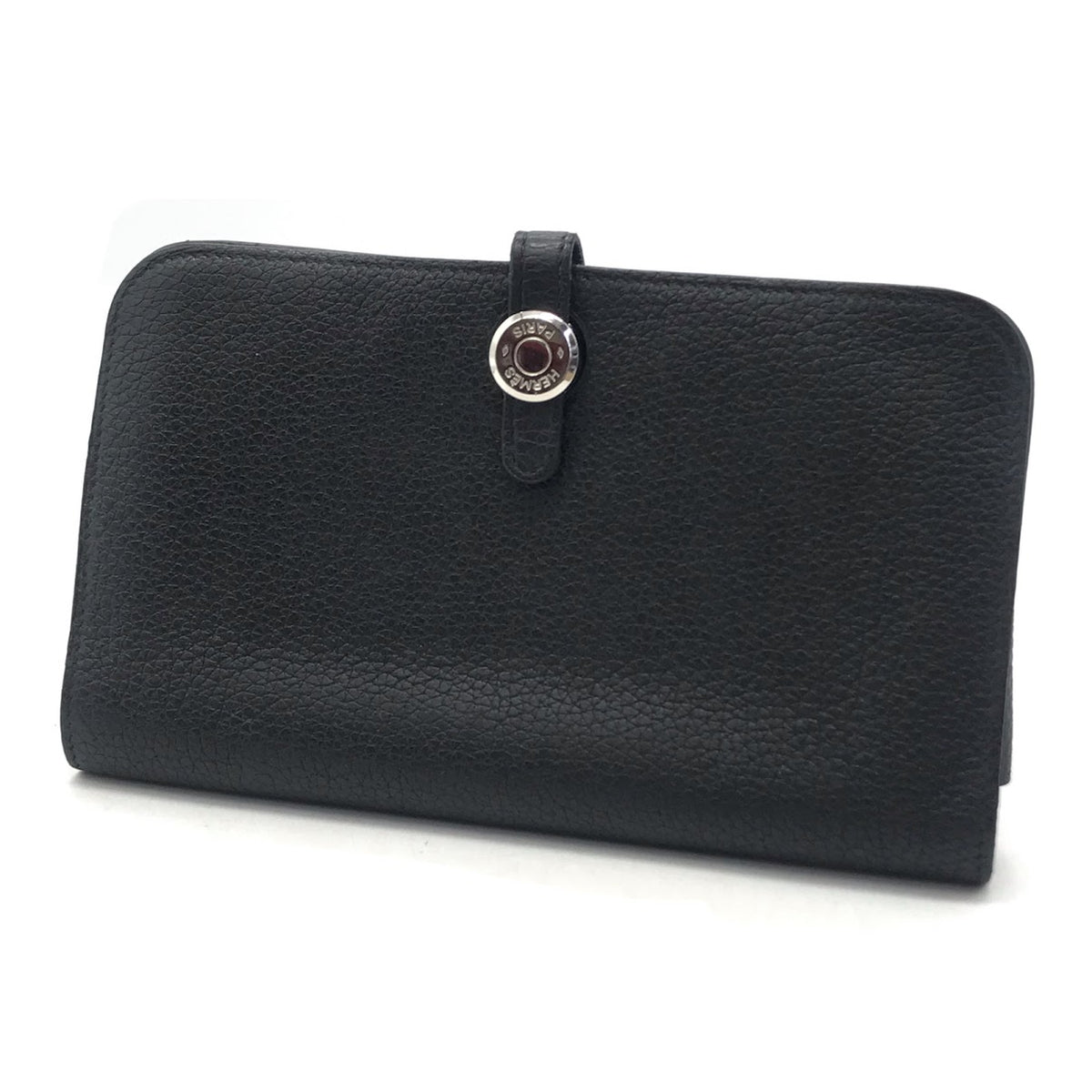HERMES | エルメス ドゴンGM 二つ折り長財布 長財布 ブラック【倉吉店】
