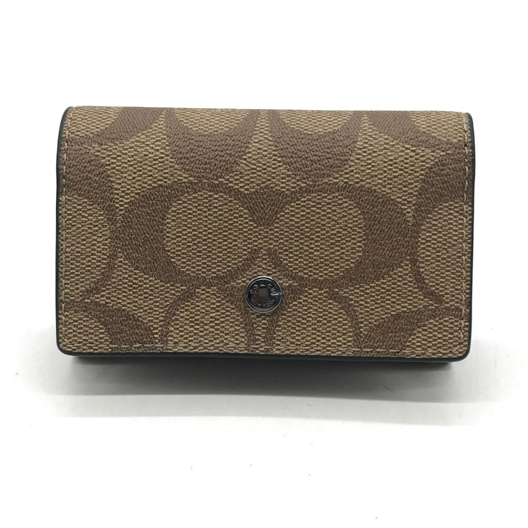COACH | コーチ シグネチャー柄 キーケース 78675 ブラウン【倉吉店】