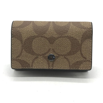 COACH | コーチ シグネチャー柄 キーケース 78675 ブラウン【倉吉店】