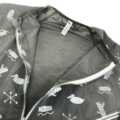 NOROLL | ノーロール SIGN REFLECTION PULLOVER 総柄 ナイロンプルオーバー ナイロンジャケット グレー【倉吉店】