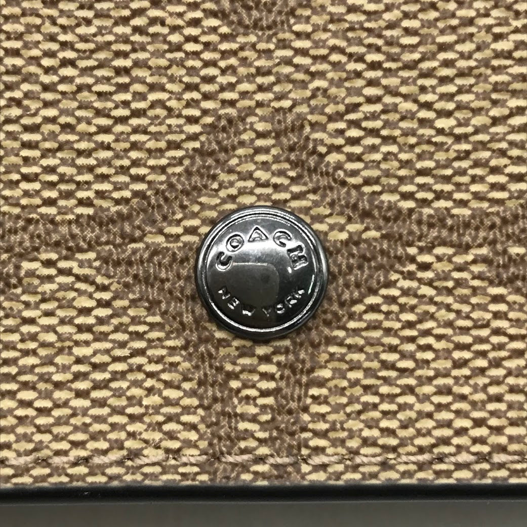 COACH | コーチ シグネチャー柄 キーケース 78675 ブラウン【倉吉店】