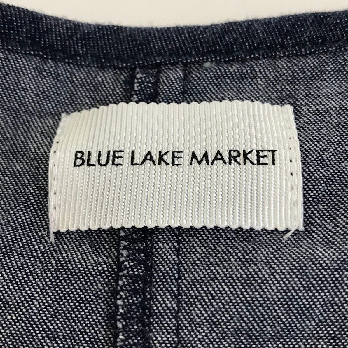 BLUE LAKE MARKET｜ブルーレイクマーケット 6オンスライトデニム パイピングシャツブルゾン シャツ7分 その他トップス B-510002 インディゴ【倉吉店】