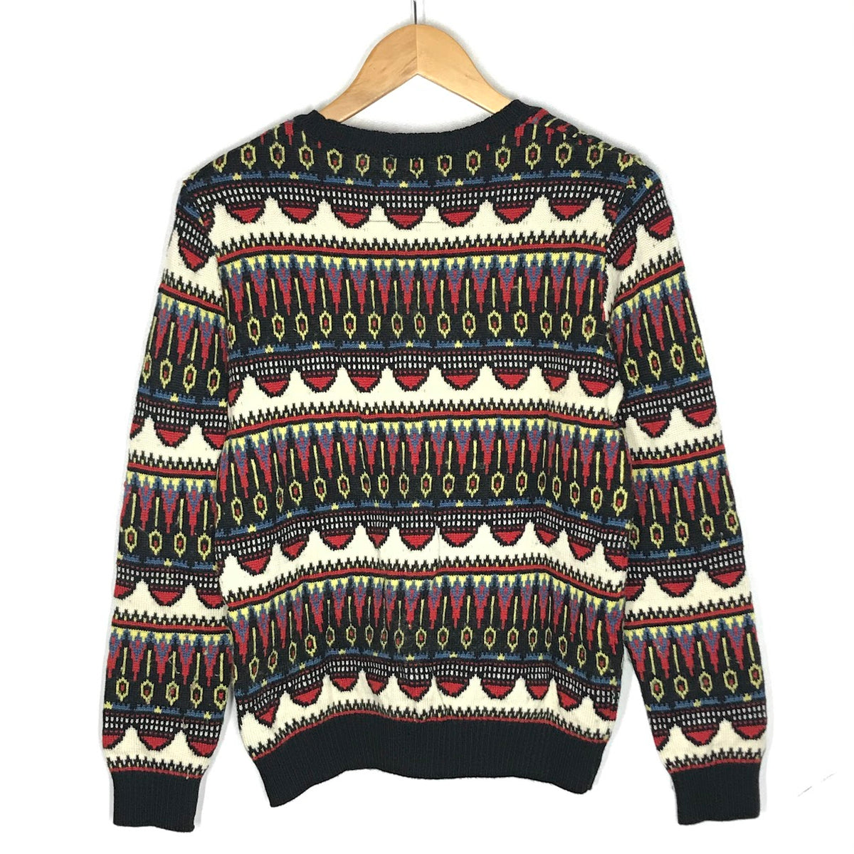 WACKOMARIA | ワコマリア 総柄クルーネックニット ニット 13AW-KNT-07 サイズ：S【倉吉店】