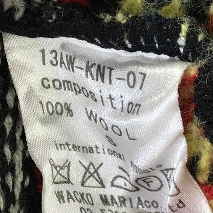WACKOMARIA | ワコマリア 総柄クルーネックニット ニット 13AW-KNT-07 サイズ：S【倉吉店】