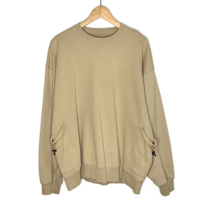 BEAMS | ビームス サイドポケット クルーネック スウェット スウェット 11-13-1685-147 ベージュ サイズ：XL【倉吉店】