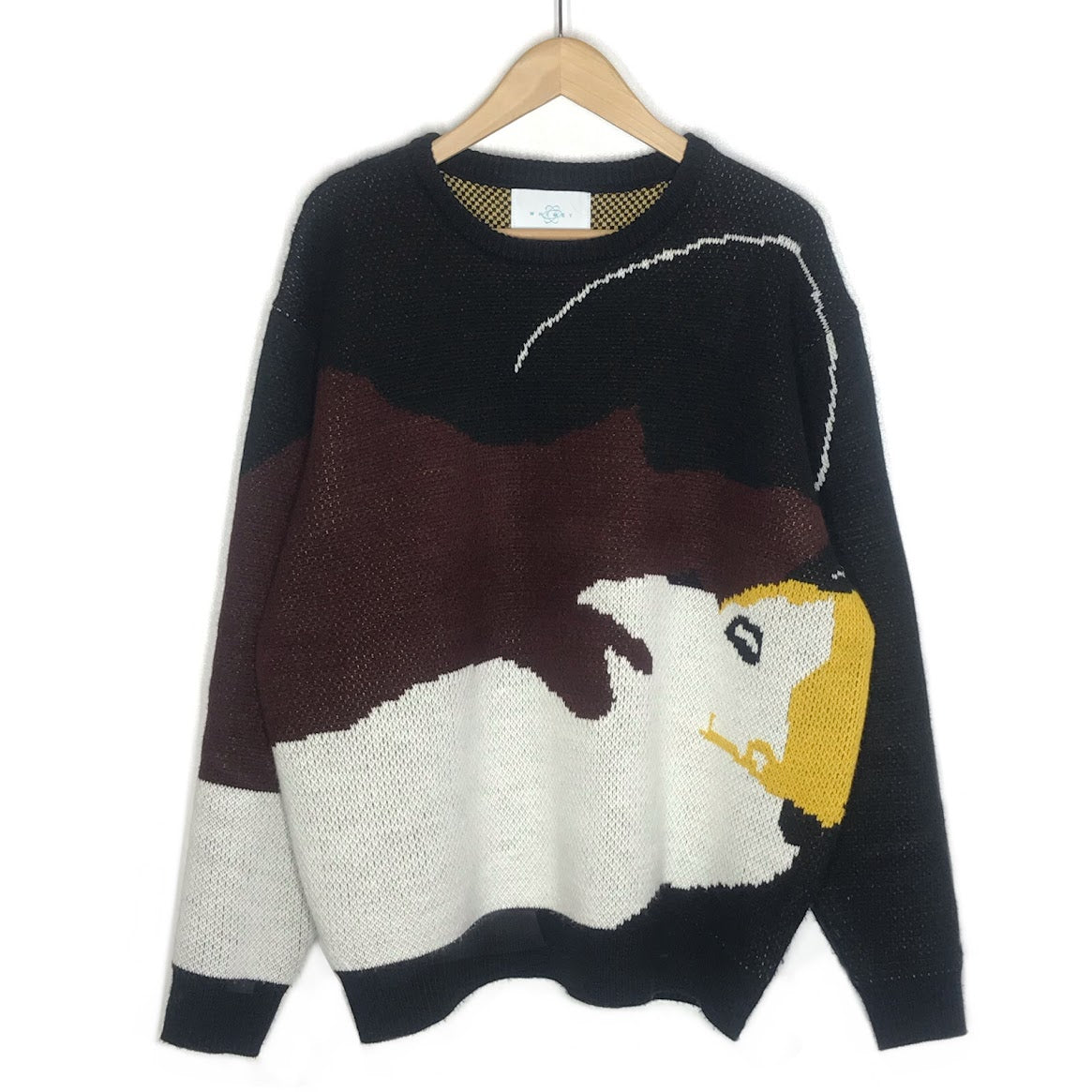 WHIMSY SOCKS | ウィムジーソックス AFTERNOON DELIGHT SWEATER 総柄ニット セーター WMS-25AW4-004 サイズ：XL【倉吉店】