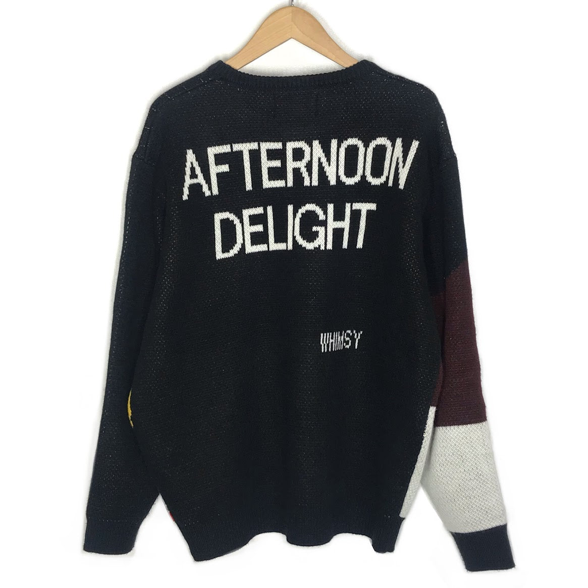 WHIMSY SOCKS | ウィムジーソックス AFTERNOON DELIGHT SWEATER 総柄ニット セーター WMS-25AW4-004 サイズ：XL【倉吉店】