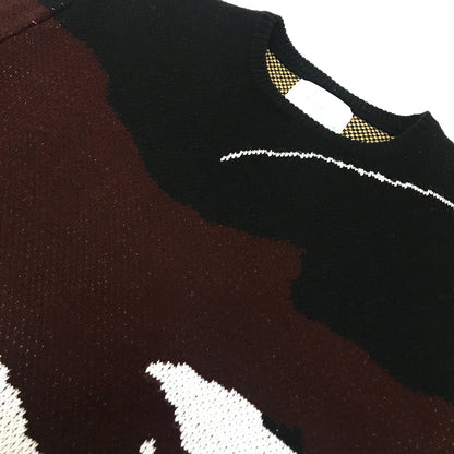 WHIMSY SOCKS | ウィムジーソックス AFTERNOON DELIGHT SWEATER 総柄ニット セーター WMS-25AW4-004 サイズ：XL【倉吉店】