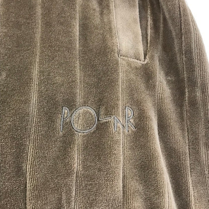 POLAR SKATE CO. | ポーラースケートカンパニー STRIPE VELOUR SWEATPANTS ベロアトラックパンツ パンツ ベージュ サイズ：M【倉吉店】