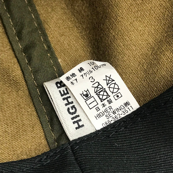 HIGHER | ハイヤー CORDLANE HUNTER CAP キャップ カーキグリーン【倉吉店】