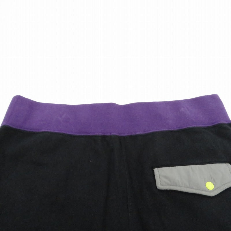 A BATHING APE | アベイシングエイプ Color Block Slim Sweatpants パンツ 001PTE301010X ブラック サイズ：L【瀬戸大橋店】